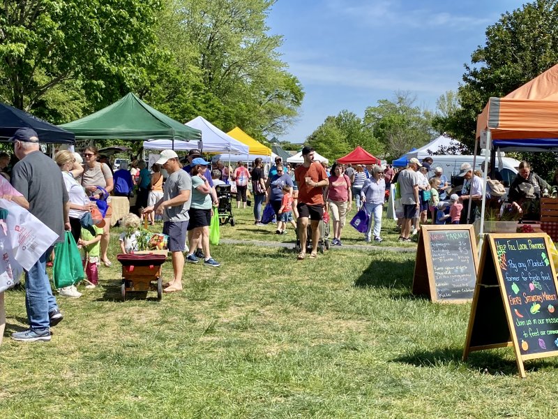 The Historic Lewes Farmers Market, celebrating its 20th market season this year, currently hosts 40 farmers and producers selling a wide variety of products, where customers connect directly with the farmer who grew the produce and raised the animals to buy their local fruit, veggies, eggs, and meats. SUBMITTED PHOTO